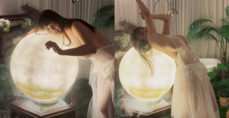 月光仙子「張弄弄」柔美又性感，「浮誇挺乳」畫面令人太陶醉