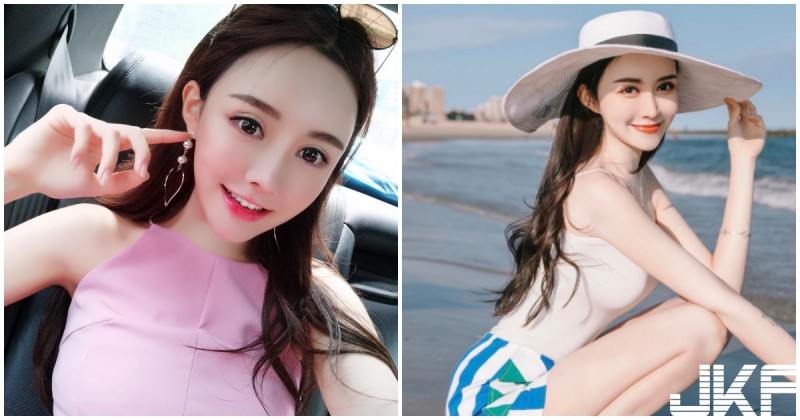 21歲甜美網拍老闆娘！海邊辣曬「雪白美肌」，透嫩到讓人流口水…