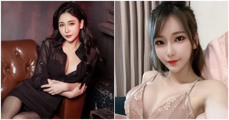 好想有這麼火辣的同事！「電眼正妹」余納斯穿透視、爆乳 OL 裝　網友：無法專心上班…