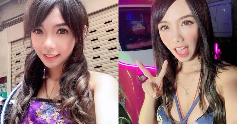 正妹舞者「小咩 Star」萌度特別高，宮廟演出時造型辣暈了！