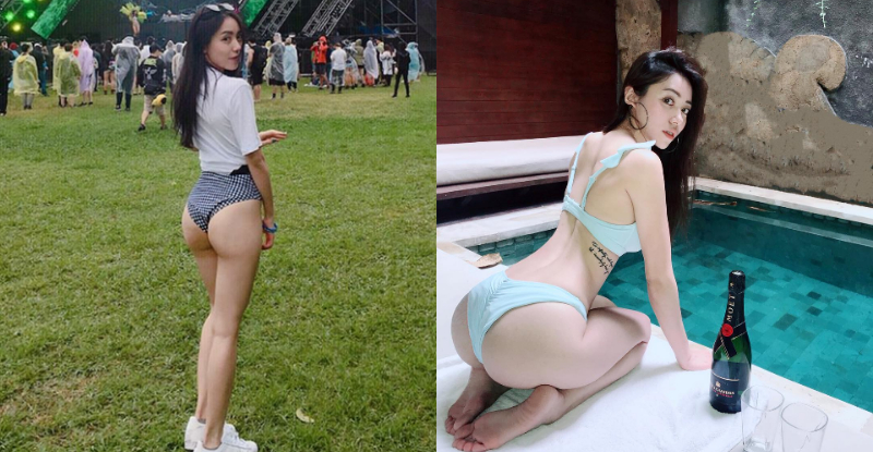 音樂季驚見「渾圓翹臀妹」超高衩小褲褲超逼人　飽滿桃心形蜜桃好誘惑！