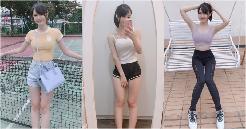 超清純『中文系校花』甜美笑容讓人融化！白皙的『美腿視角』畫面引人遐想…