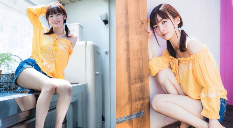 新一代美神！17歲現役高中生正妹「白石夢來」修長雪白嫩腿讓人超想舔一口