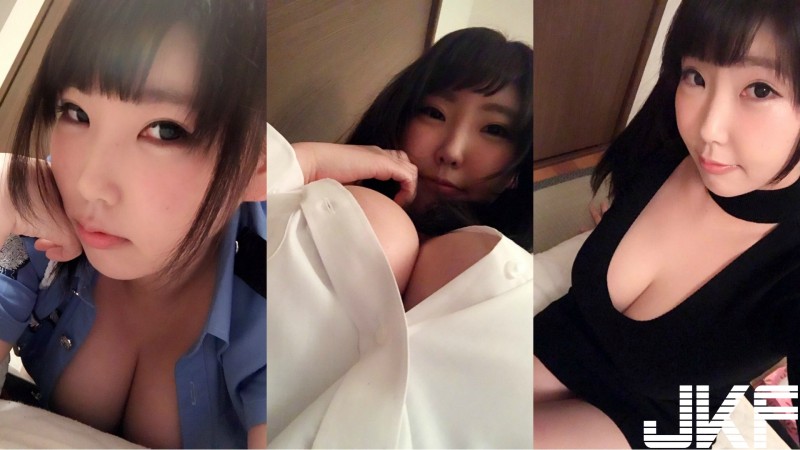 J罩杯「櫻花奶妹」拍照兇狠　巨乳視角往下看…我秒被征服！