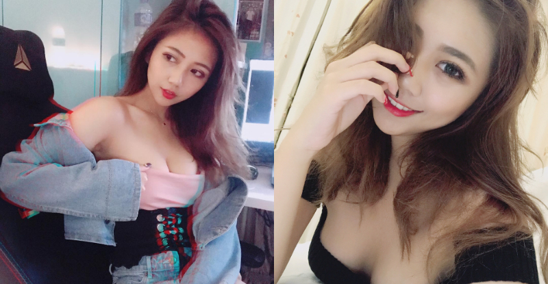 驚險！正妹胸前「乳量過剩」衣服撐不住往下掉！飽滿雙乳太性感…