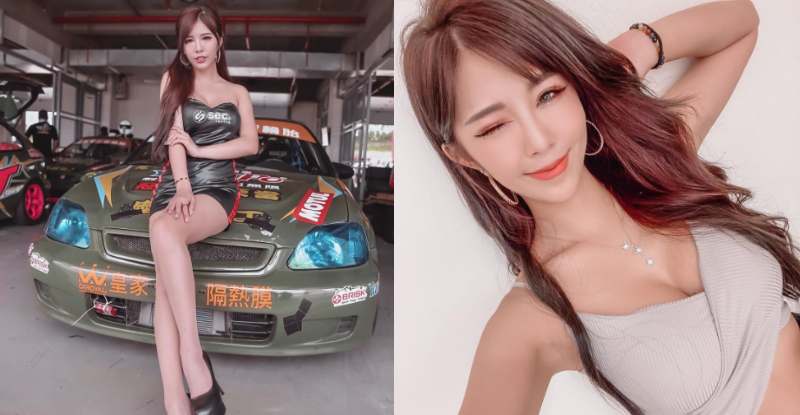 還有乳香！長腿正妹「高萱Kimmy」凹凸美體太辣眼，呼之欲出的大長輩讓司機甘拜裙下！