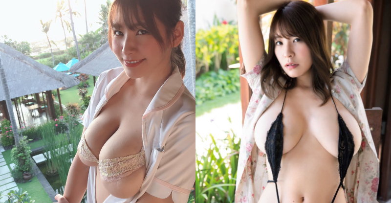 這大小合理嗎？巨乳OL「夏來唯」H奶炸裂　決定脫了讓大家看個夠