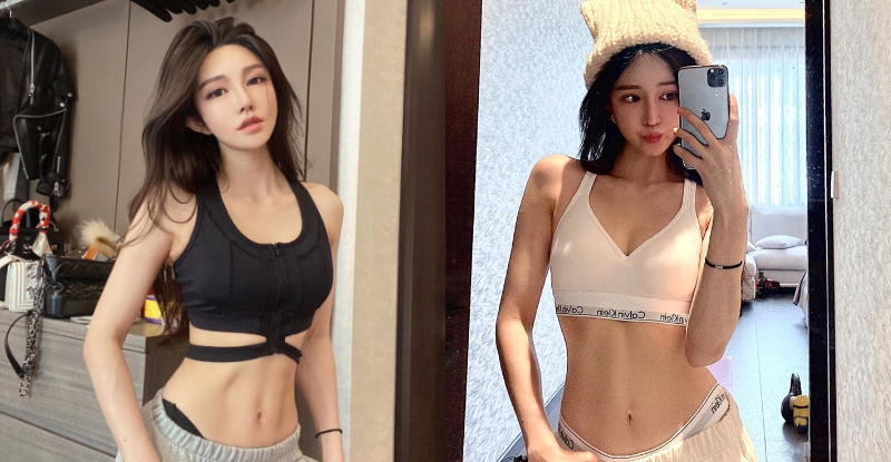 頂標極致美體！高顏值性感尤物「RDFZ」大展超低脂美體，水蛇川字立馬辣翻雄性圈！