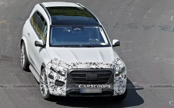 新款奔驰GLS造型提前曝光 采用全新灯组造型